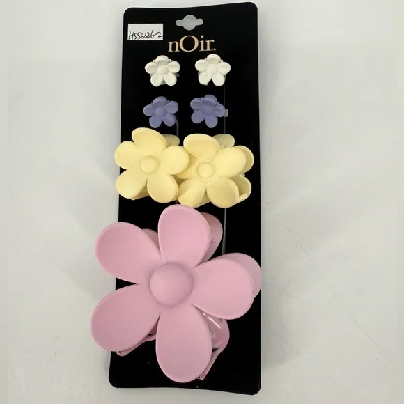 HAIR CLAW CLIPS  - Flower Shaped Hair Accessories - Picture 2 of 7